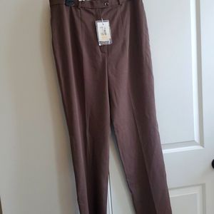 nwt women's Giorgio's of palm beach brown sz 14 wool pants